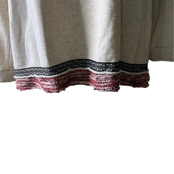 Altard State Shirt Womens Medium Long Sleeve Raglan Cut Crewneck Preppy Pullover - Picture 5 of 8